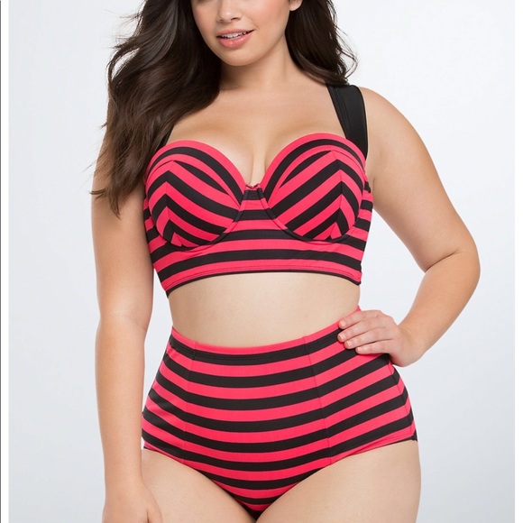 torrid Other - High waisted plus size swimsuit
